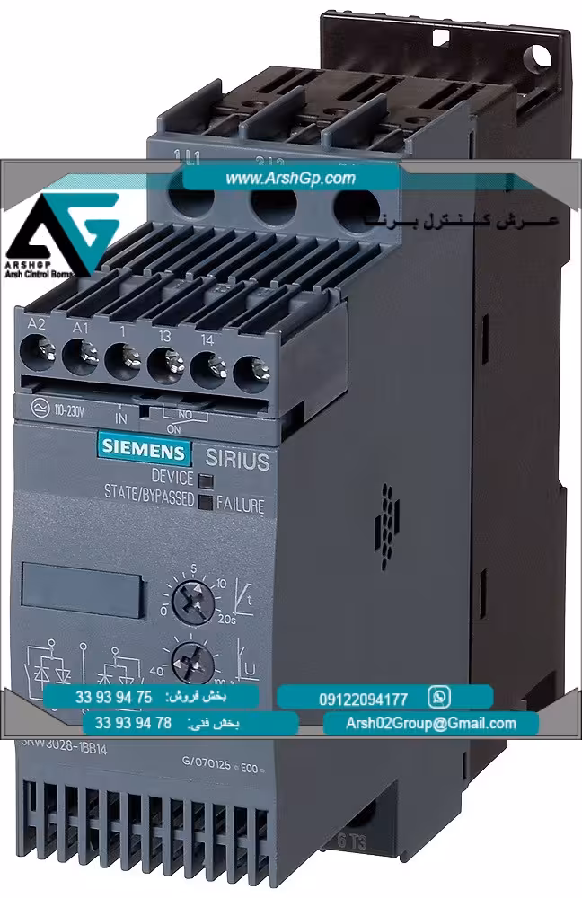سافت استارتر 11 کیلو وات، مدل 3RW3026-1BB14 زیمنس