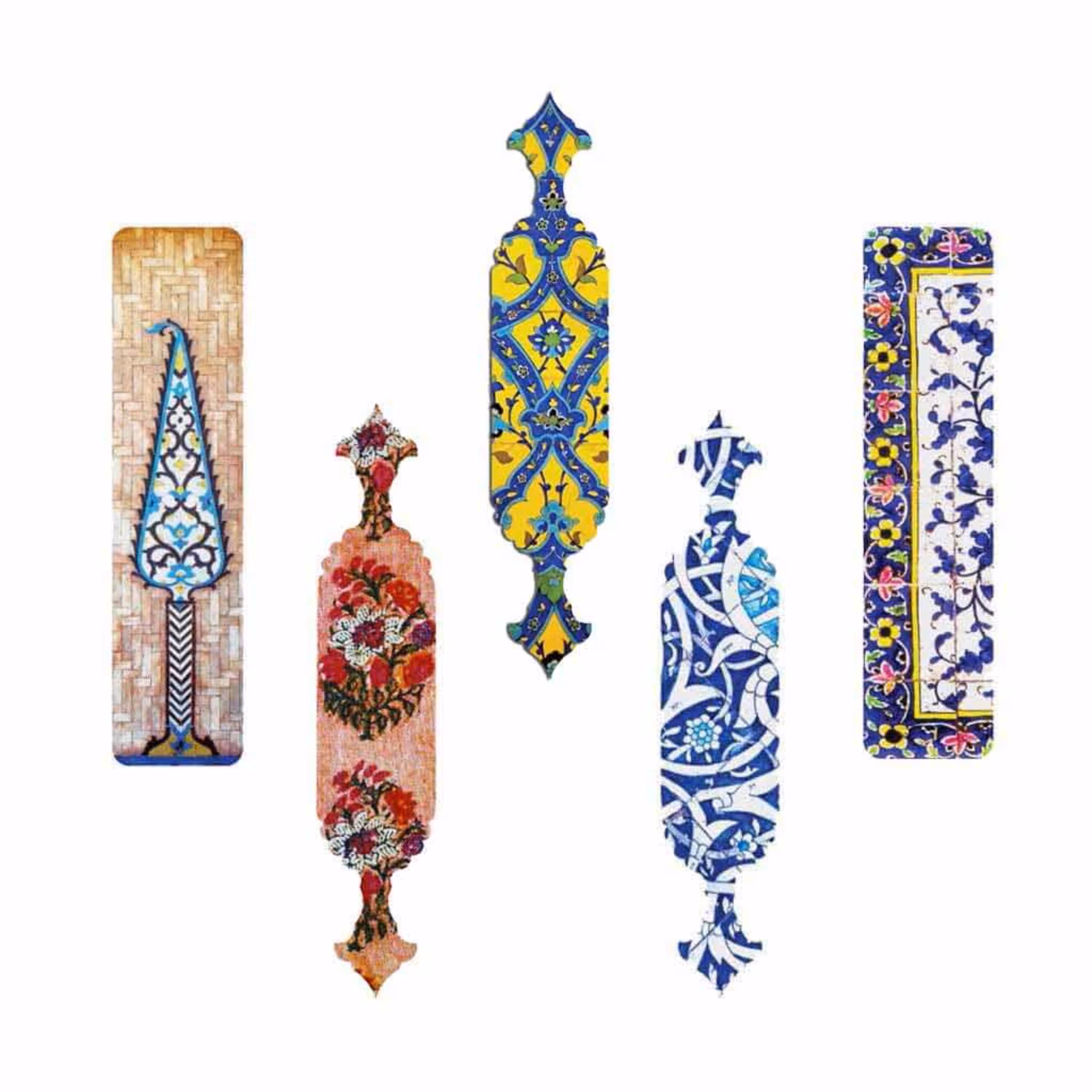 نشانک 5 تایی چوبی نشان کتاب در طرح مختلف و ویژه