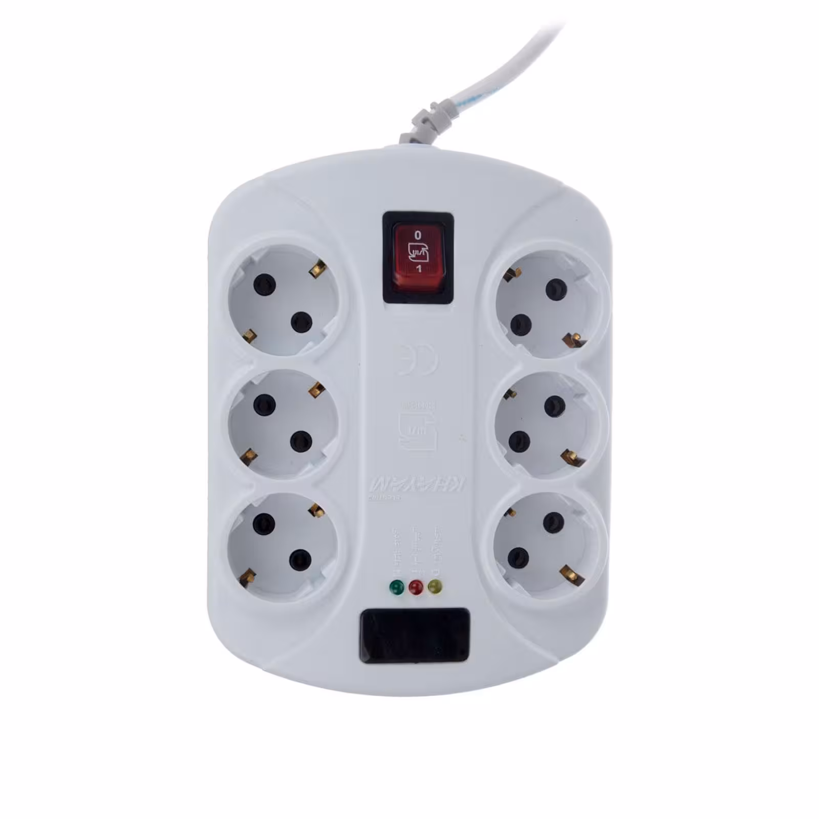 محافظ 6 خانه ارت دار صوتی تصویری خیام الکتریک با کابل 5 متر