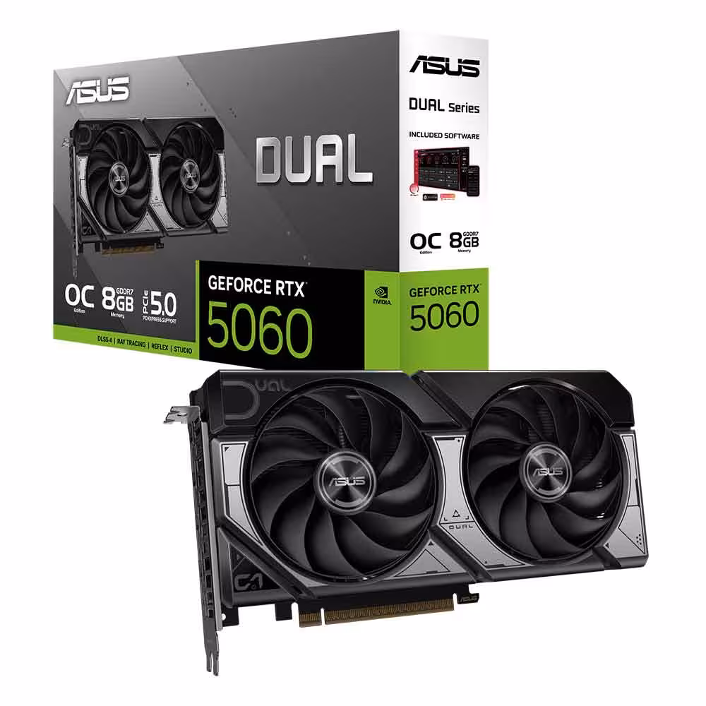 کارت گرافیک ایسوس ASUS Dual RTX 5060 8G OC