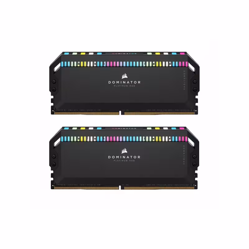رم دسکتاپ کورسیر مدل DOMINATOR PLATINUM RGB 5200MT/s DDR5 Dual ظرفیت 64 گیگابایت