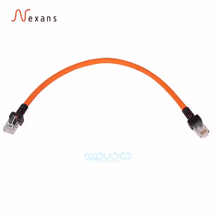 کابل شبکه پچ کورد Cat6 UTP 30cm نگزنس Nexans