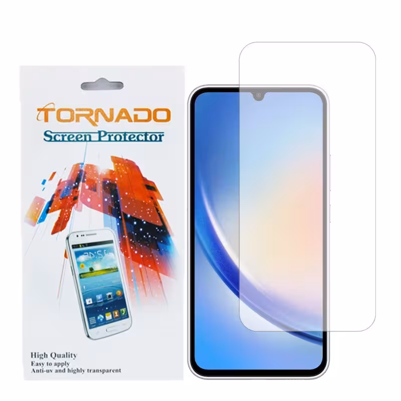 گلس محافظ صفحه نمایش تورنادو مدل نانو گلس مناسب برای موبایل سامسونگ Galaxy A34