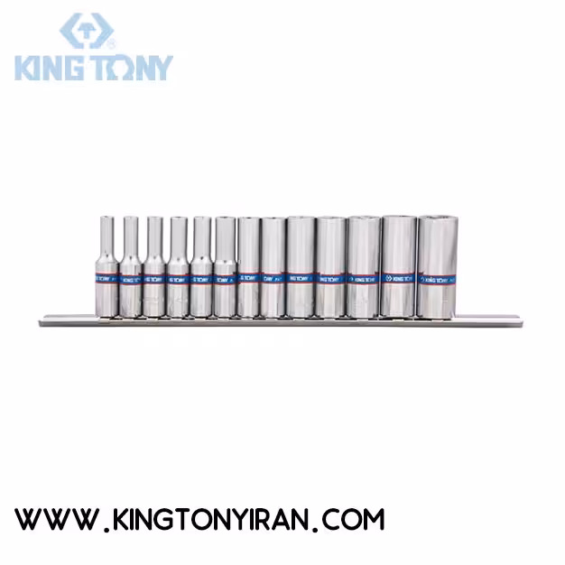 2311MR – ست بکس ريلي  1/4 درايو 6 گوش  بلند 13 عددي ( 4 – 14 MM ) کينگ توني