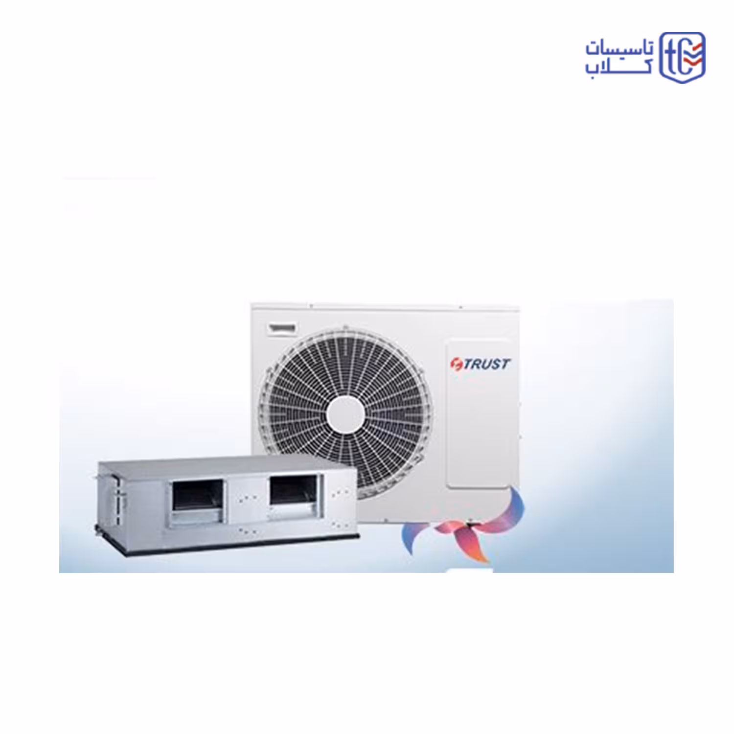 داکت اسپلیت گرید A تراست مدل TMSI-24 HT1 A | داکت اسپلیت فروشگاه تاسیسات کلاب