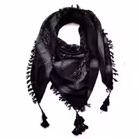 چفیه ( شماق ) مشکی طرحدار کد 240019