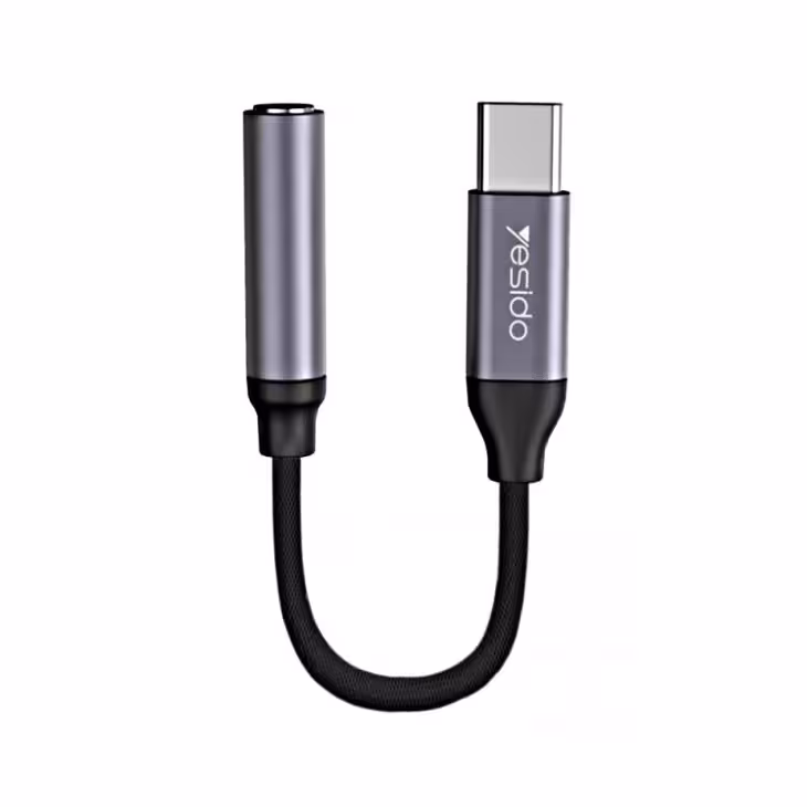 مبدل تایپ سی به AUX یسیدو مدل YAU19