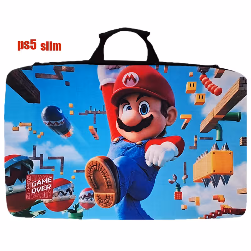 کیف کنسول PS5 اسلیم طرح ماریو super mario