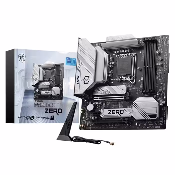 مادربرد ام اس آی مدل B760M PROJECT ZERO با سوکت پردازنده LGA 1700