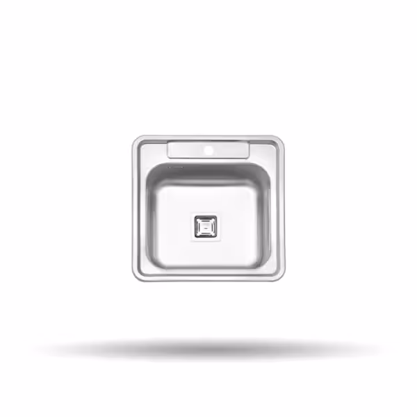 سینک ظرفشویی نیمه فانتزی توکار پرنیان استیل مدل PS 2212