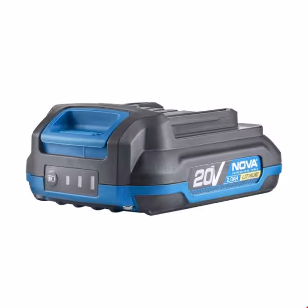باتری لیتیوم 20 ولت 2 آمپر ساعت نووا 7792