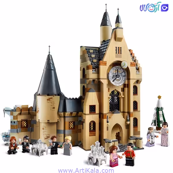 لگو هری پاتر و برج ساعت هاگوارتز کد 80025