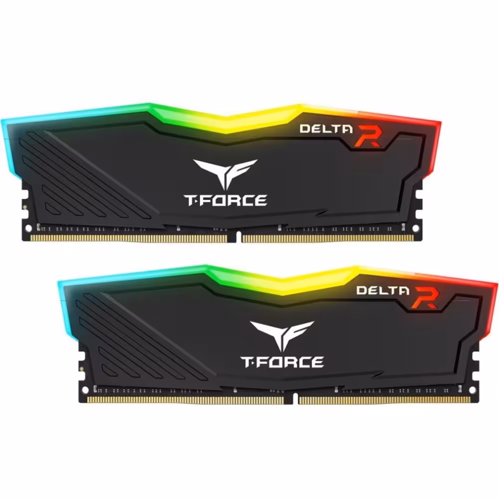 رم تیم گروپ DELTA 16GB 8GBX2 2400Mhz CL17 RGB