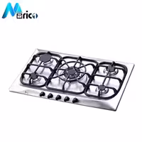 گاز رومیزی اخوان کد GI42 پنج شعله استیل