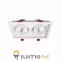 چراغ سقفی COB توکار SH-AL6702 2*36W شعاع