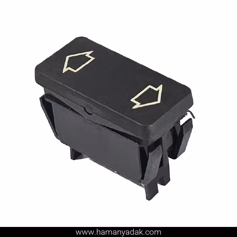 کلید شیشه بالابر ساده پژو 405 و پارس برند هیرکان