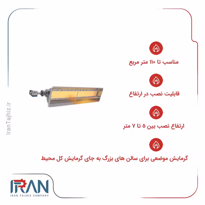 هیتر تابشی سرامیکی انرژی مدل GR0100