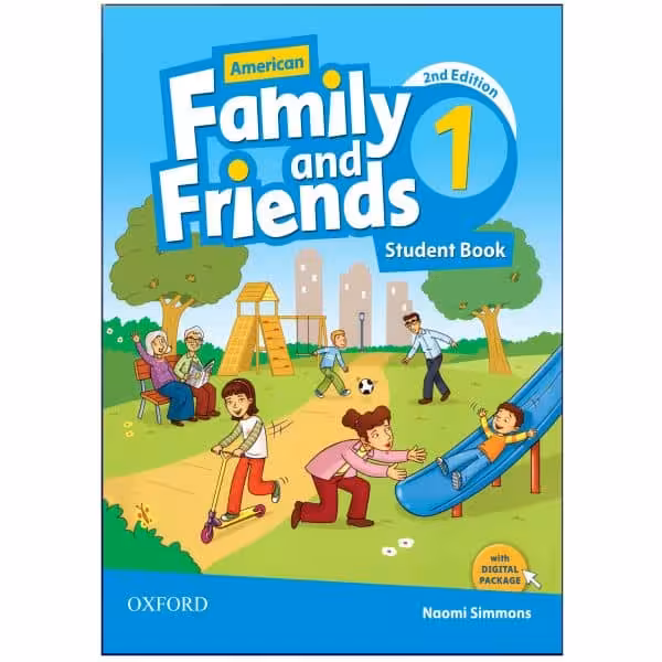 کتاب AMERICAN FAMILY AND FRIENDS 1 اثر NAOMI SIMMONS انتشارات آکسفورد