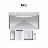 سینک دست ساز میکس پلاس مدل BCN-90