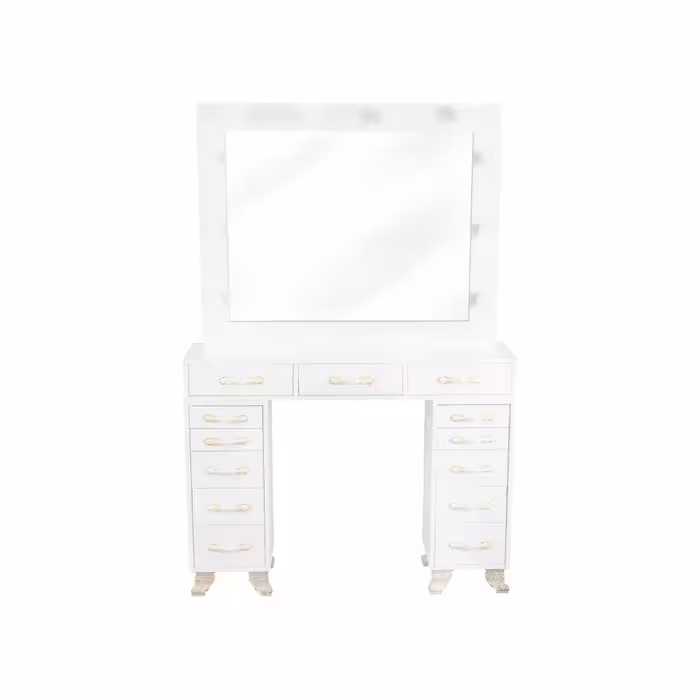 آینه و کنسول آرایشگاهی مدل میکاپ