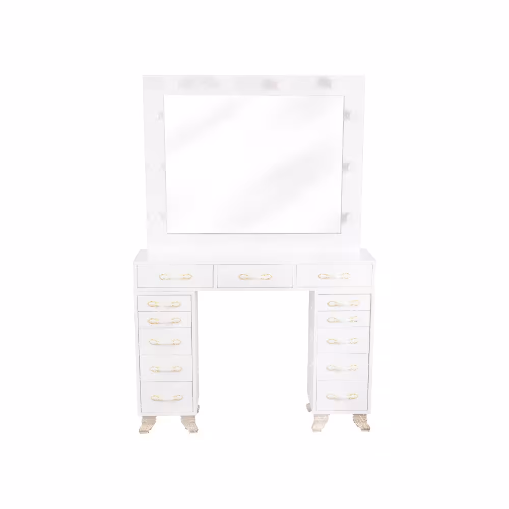 آینه و کنسول آرایشگاهی مدل میکاپ