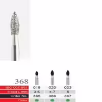 فرز توربین الماسی دسته نقره ای (پالیش کامپوزیت) BUD – 368 BTM - فروشگاه تخصصی دندانپزشکی سپیرا