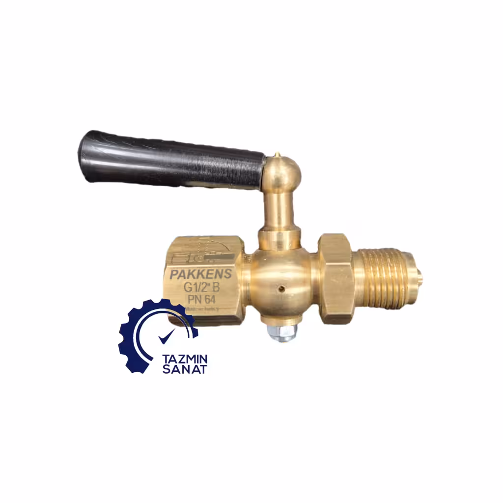 شیر سماوری پکنز PAKKENS سایز 1/2 اینچ ایرانی