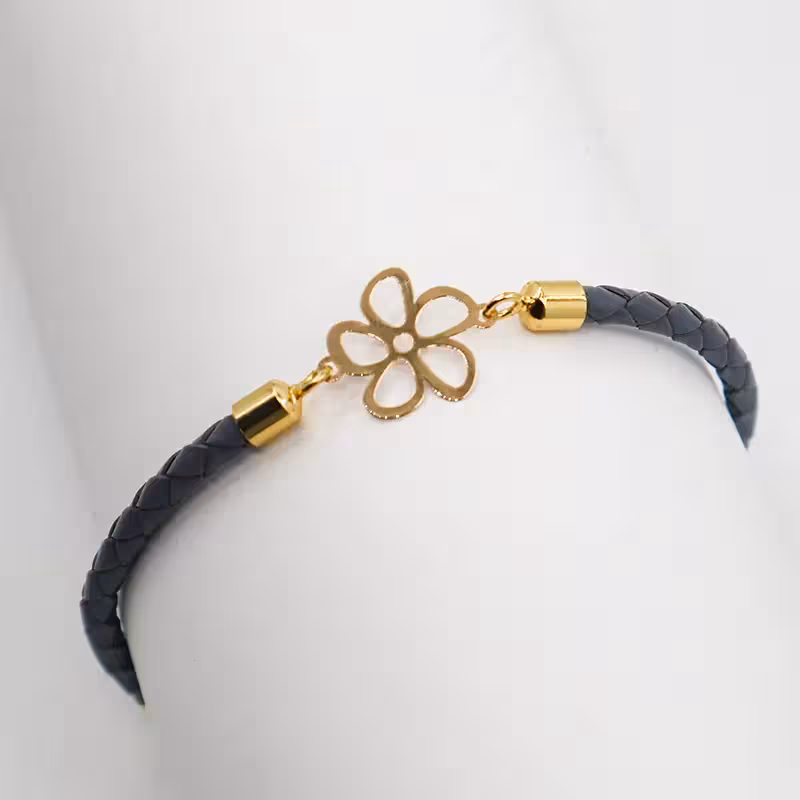 دستبند بافت طرح گل