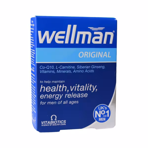 قرص ول من اورجینال ویتابیوتیکس مخصوص آقایان    Vitabiotics Wellman Original