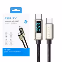 کابل دیتا و شارژ VERITY دو سر Type-C مدل 3167