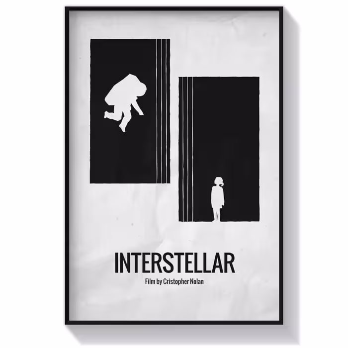 تابلو دکوراتیو سینمایی طرح فیلم Interstellar