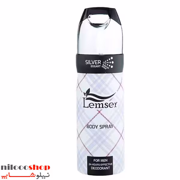 اسپری بدن مردانه لمسر مشکی حجم 200 میلی لیتر