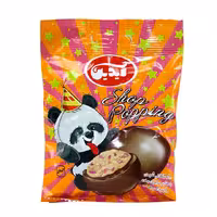 دراژه شکلاتی با مغز برنجک ساده و آبنبات جرقه ای آیدین 60 گرمی