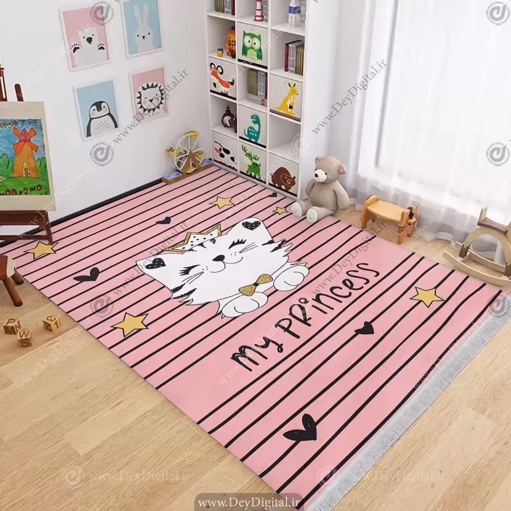 فرش فانتزی کودکانه SM-27901b