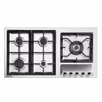 اجاق گاز رومیزی پنج شعله‌ مدل S5909 استیل البرز