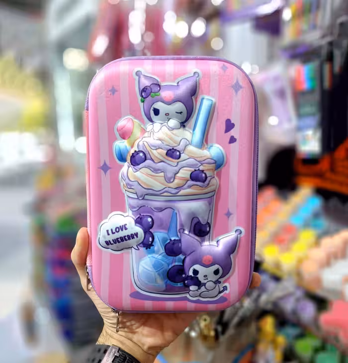 جامدادی کتابی سه بعدی بزرگ طرح کرومی 3