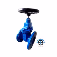 شیرفلکه چدنی کشویی زبانه لاستیکی 8 اینچ