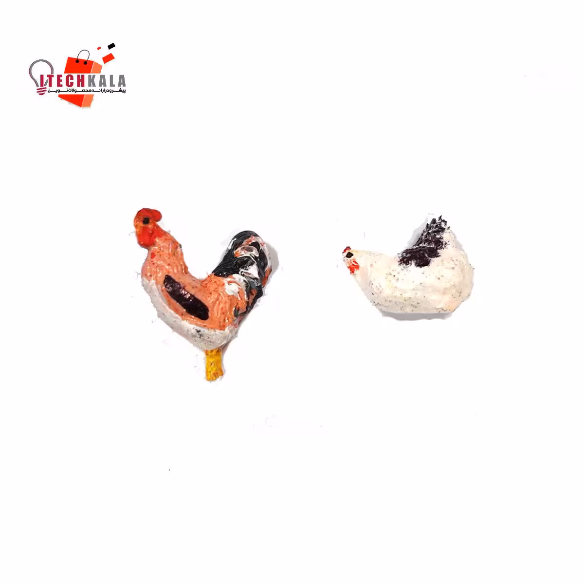 اشکال سه بعدی مرغ و خروس