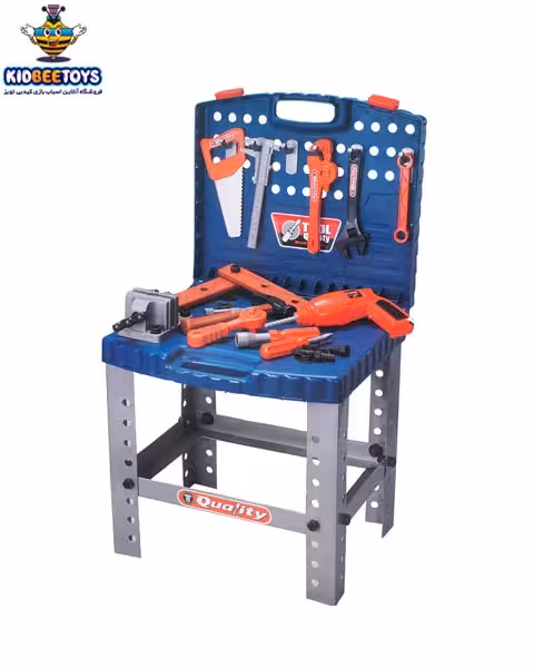 جعبه میز ابزار کودک با دریل