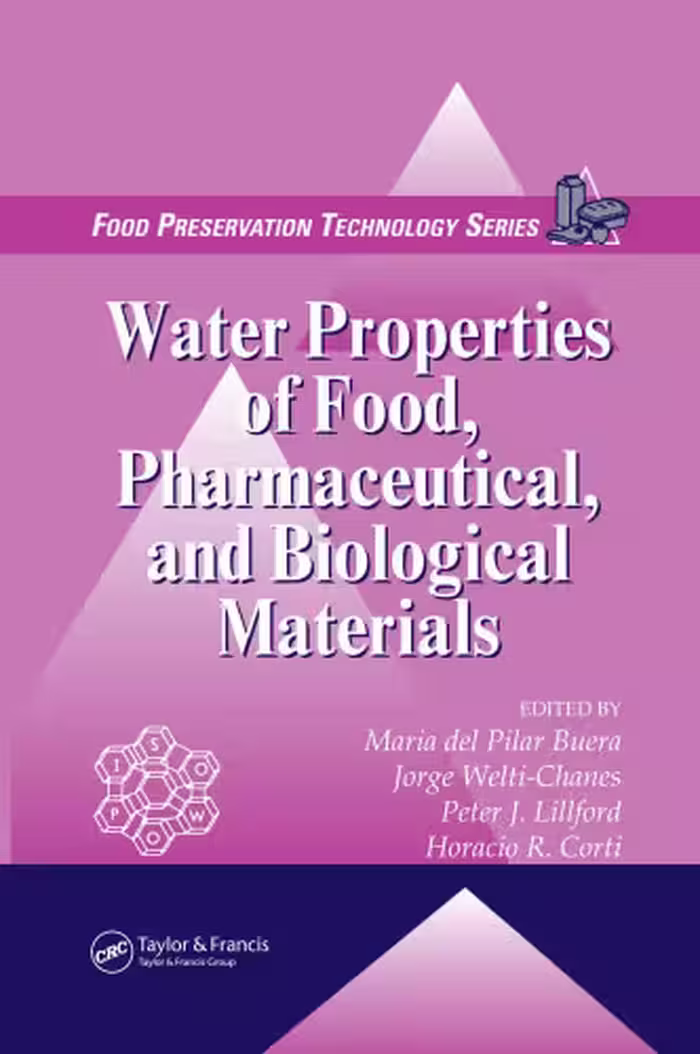 خرید و دانلود نسخه کامل کتاب Water Properties of Food, Pharmaceutical, and Biological Materials