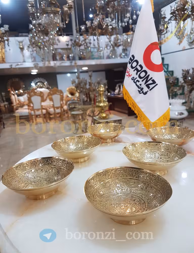 کاسه برنجی یکرو 11 سانت