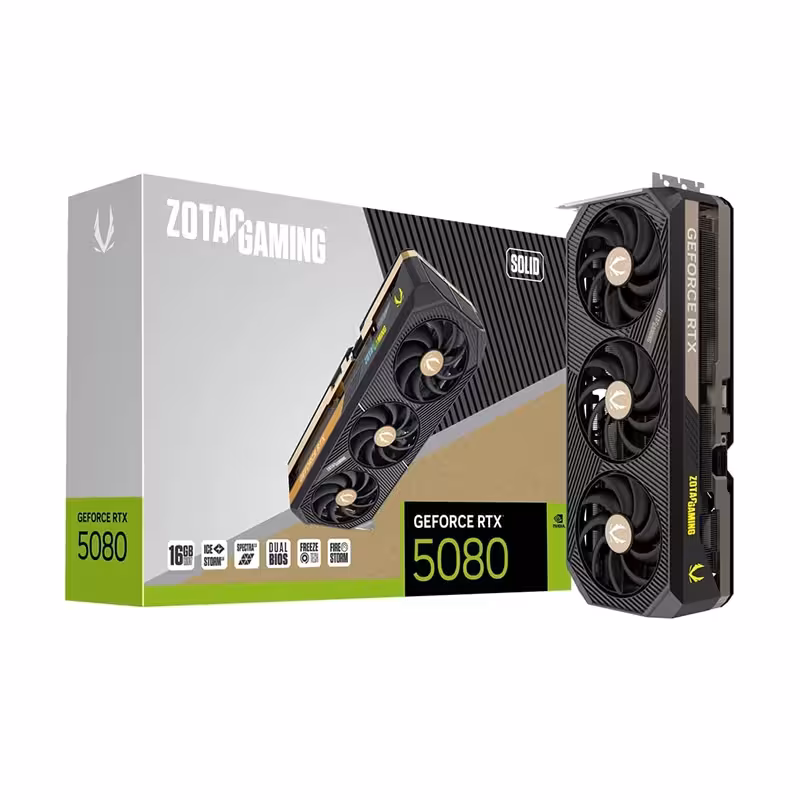 کارت گرافیک زوتک GAMING GeForce RTX 5080 SOLID 16GB