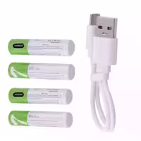 باتری شارژی نیم قلمی بسته 4 عددی