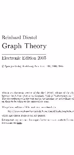 خرید و دانلود نسخه کامل کتاب Diestel Graph Theory