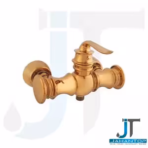 شیر توالت اهرمی طلایی آریانا (مدل سزار)