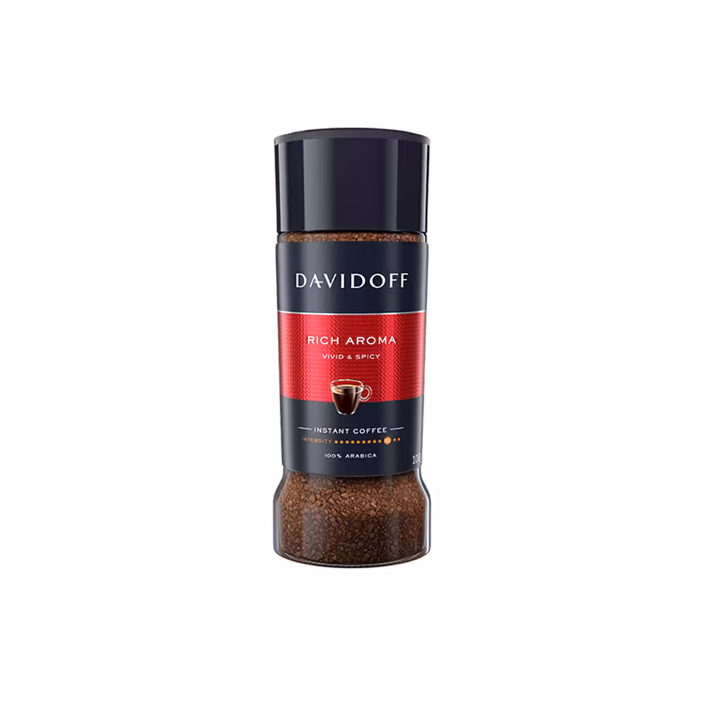 قهوه فوری دیویدوف مدل RICH AROMA وزن 100 گرم