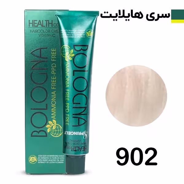 رنگ مو بدون آمونیاک بلونیا شماره 902 Bologna