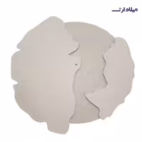بیس MDF ساعت سه تکه طرح نامنظم 30سانت