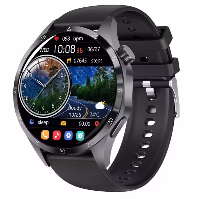 ساعت هوشمند 1.6inch مدل GT4 ProPlus با بند سیلیکونی | کالا مکس