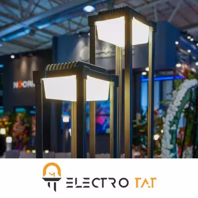 چراغ پارکی افرا زمرد نور 65 سانتی متری